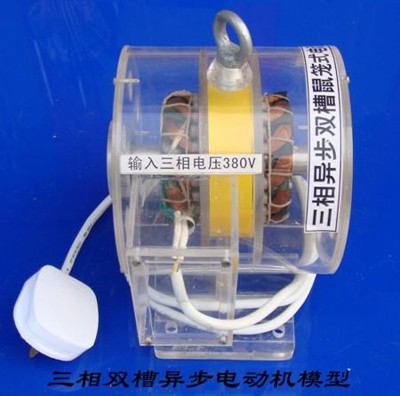 三相異步雙槽鼠籠式電動機模型 三相異步雙槽鼠籠式電動機模型